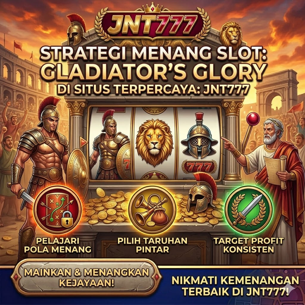 Strategi Menang Slot Gladiator's Glory di Situs Terpercaya Jnt777
