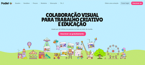 Um printe de tela com a imagem da página inicial do Padlet

O conteúdo gerado por IA pode estar incorreto.